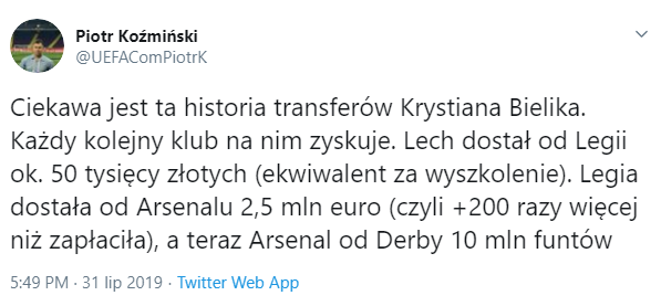 NIECODZIENNA sytuacja dot. transferów Krystiana Bielika :D